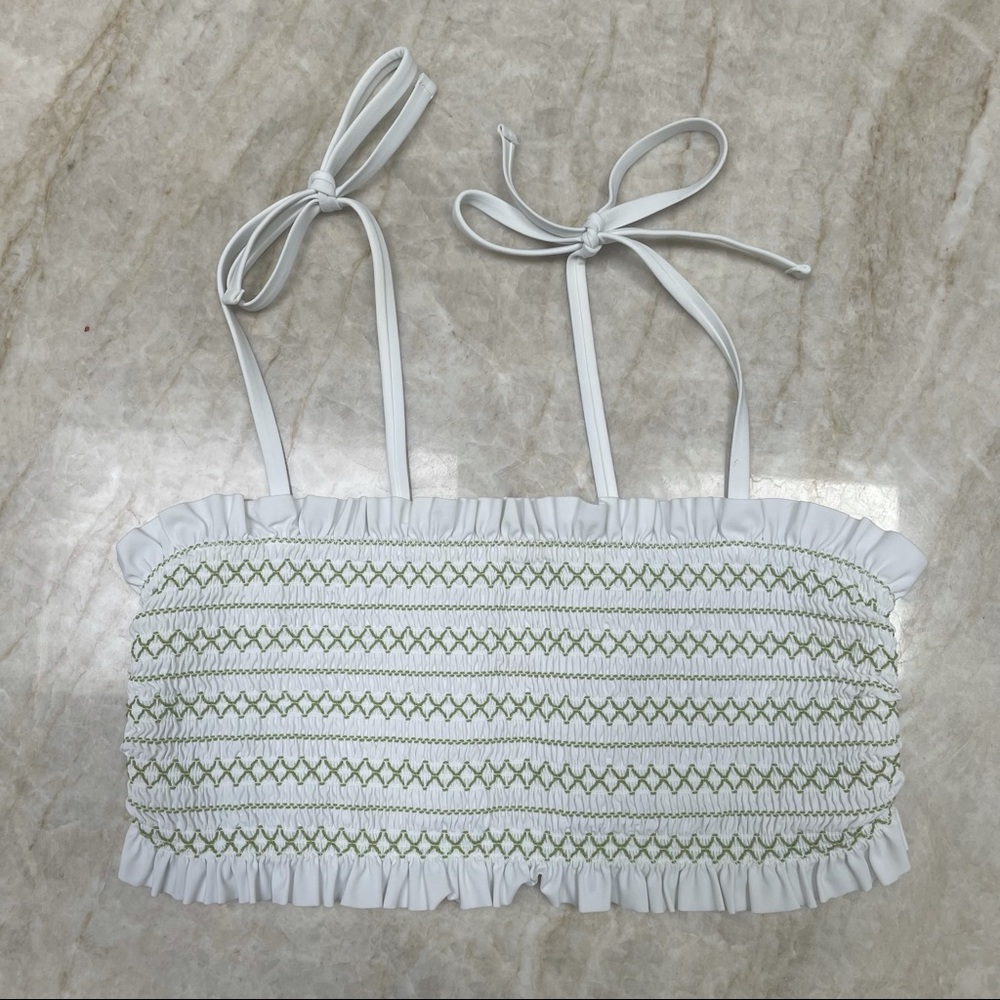 NWOT Tory Burch Costa Bandeau Bikini Top